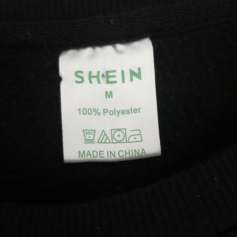 SHEIN Black Coffee Graphic Crewneck Sweatshirt M - Picture 3 of 3
